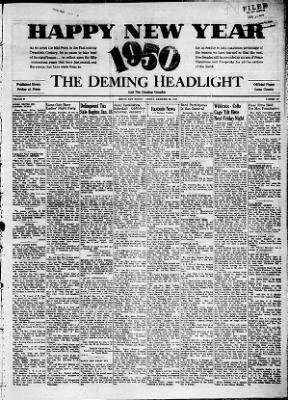The Deming Headlight from Deming, New Mexico • 1