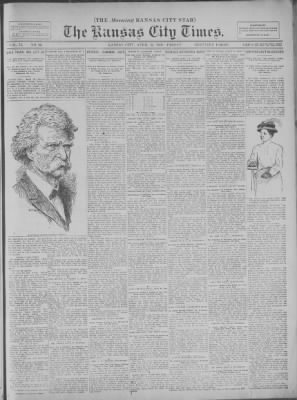 The Kansas City Times from Kansas City, Missouri on April 22, 1910 · Page 1