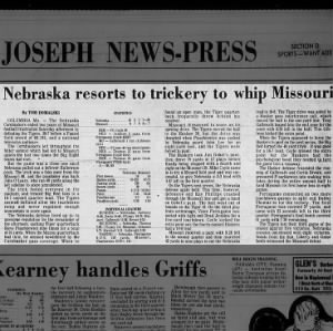 1975 Nebraska Missouri football St. Joseph N-P
