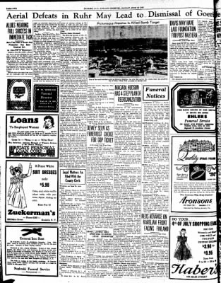 Dunkirk Evening Observer from Dunkirk, New York on June 28, 1943 · Page 2