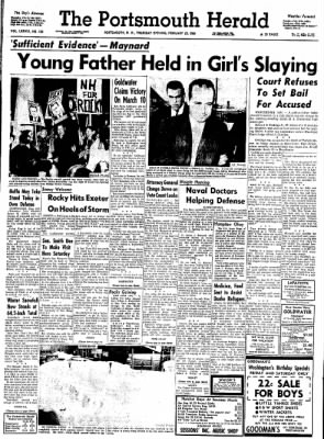 The Portsmouth Herald from Portsmouth, New Hampshire on February 20, 1964 · Page 1