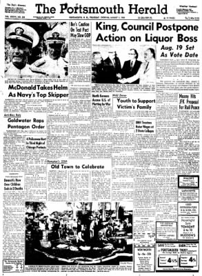 The Portsmouth Herald from Portsmouth, New Hampshire on August 1, 1963 · Page 1
