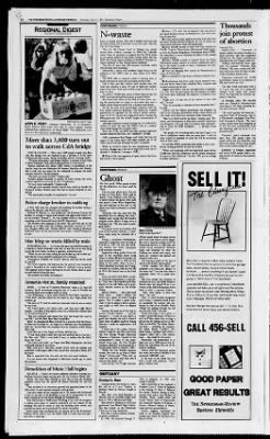 Spokane Chronicle from Spokane, Washington on October 7, 1991 · 12