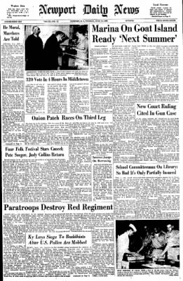 Newport Daily News from Newport, Rhode Island on June 14, 1966 · Page 1