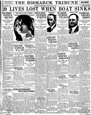 The Bismarck Tribune from Bismarck, North Dakota on May 9, 1925 · Page 1