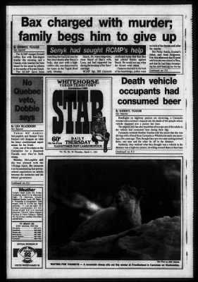 Whitehorse Daily Star from Whitehorse, Yukon, Canada on March 5, 1992 · 1