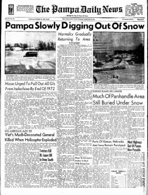 Pampa Daily News from Pampa, Texas • Page 1