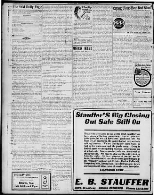The Enid Daily Eagle from Enid, Oklahoma on July 11, 1912 · 2