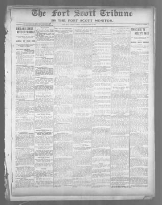Fort Scott Daily Tribune and Fort Scott Daily Monitor from Fort Scott, Kansas on October 24, 1904 · Page 1