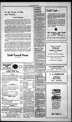 The Allen Advocate from Allen, Oklahoma on January 13, 1955 · 3