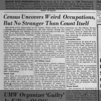 Newspaper article explains the technology that will be used to tabulate the 1950 census