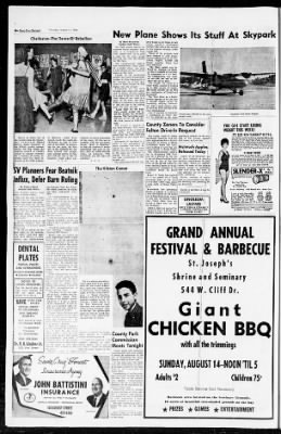 Santa Cruz Sentinel from Santa Cruz, California on August 11, 1966 · Page 6