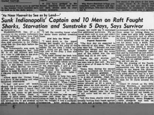 USS Indianapolis survivor recounts challenges with sharks, starvation on raft with Captain McVay