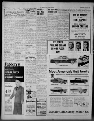 Okemah News Leader from Okemah, Oklahoma on March 23, 1955 · 2
