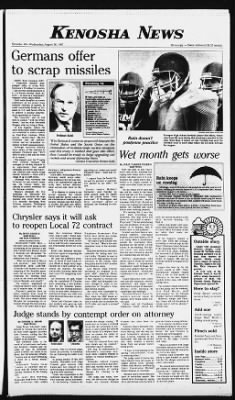 Kenosha News from Kenosha, Wisconsin on August 26, 1987 · 1
