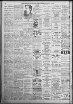 The Tennessean from Nashville, Tennessee on January 22, 1884 · 6