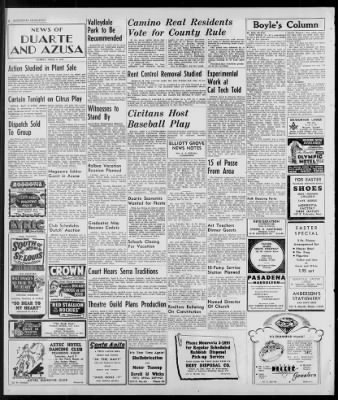 Monrovia News-Post from Monrovia, California on April 8, 1949 · 2