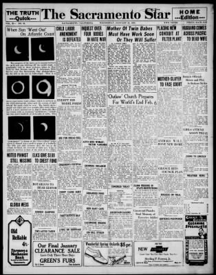 The Sacramento Star from Sacramento, California on January 28, 1925 · 1