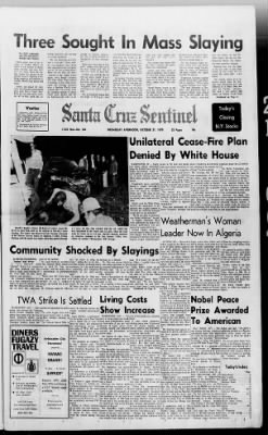 Santa Cruz Sentinel from Santa Cruz, California on October 21, 1970 · Page 1