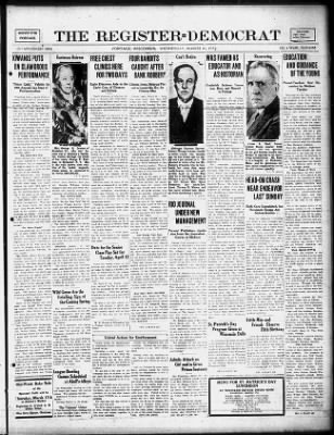 Portage Daily Register from Portage, Wisconsin on March 16, 1932 · 1