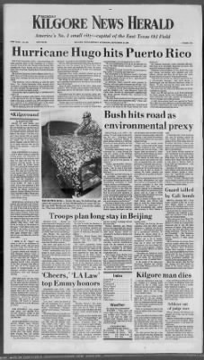 The Kilgore News Herald from Kilgore, Texas on September 18, 1989 · 1