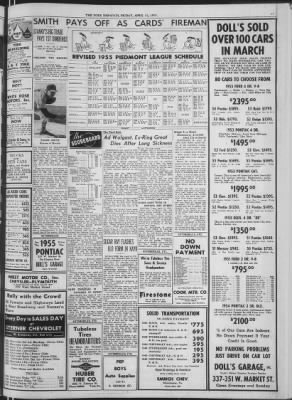 The York Dispatch from York, Pennsylvania on April 15, 1955 · 15