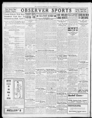 The Charlotte Observer from Charlotte, North Carolina on February 26, 1921 · 8