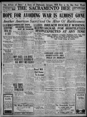 The Sacramento Bee from Sacramento, California on February 8, 1917 · 1