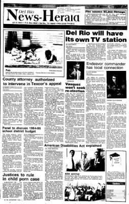 Del Rio News Herald from Del Rio, Texas on February 28, 1994 · Page 1