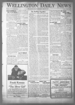 The Wellington Daily News from Wellington, Kansas • Page 1