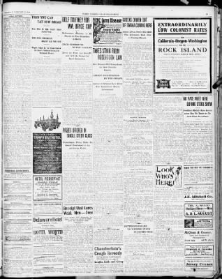 Fort Worth Star-Telegram from Fort Worth, Texas on February 27, 1909 · 7
