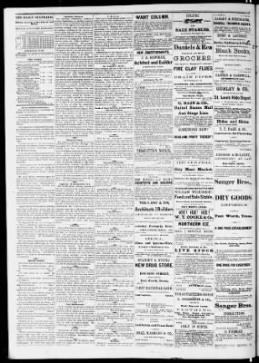 Daily Fort Worth Standard from Fort Worth, Texas on May 12, 1877 · 4