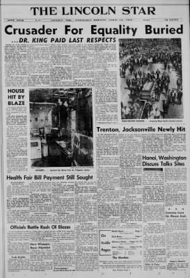 The Lincoln Star from Lincoln, Nebraska on April 10, 1968 · Page 1