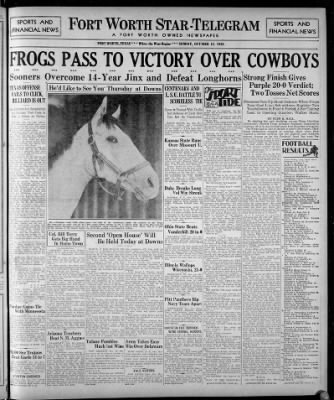 Fort Worth Star-Telegram from Fort Worth, Texas on October 15, 1933 · 9