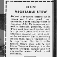 Vegetable Stew (1940)