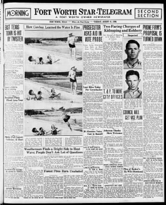 Fort Worth Star-Telegram from Fort Worth, Texas on August 11, 1936 · 8