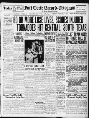 Fort Worth Record-Telegram from Fort Worth, Texas on May 7, 1930 · 1