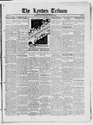 The Lynden Tribune from Lynden, Washington • Page 1