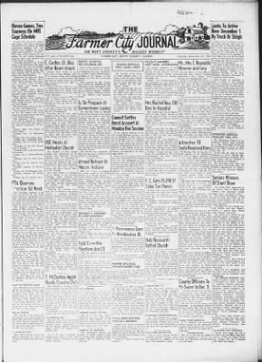 Farmer City Journal from Farmer City, Illinois on November 22, 1956 · 1