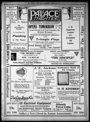 The Wichita Eagle from Wichita, Kansas on January 16, 1916 · Page 21