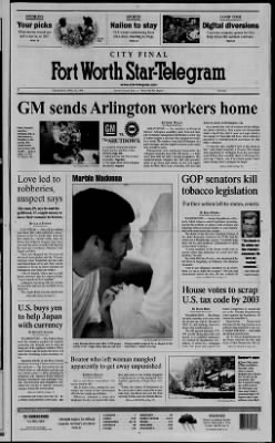 Fort Worth Star-Telegram from Fort Worth, Texas on June 18, 1998 · 1