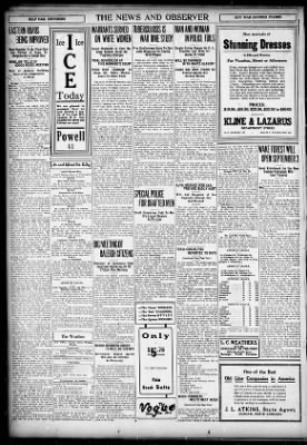 The News and Observer from Raleigh, North Carolina on August 12, 1918 · 8