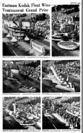 Floats from the 1967 Rose Parade