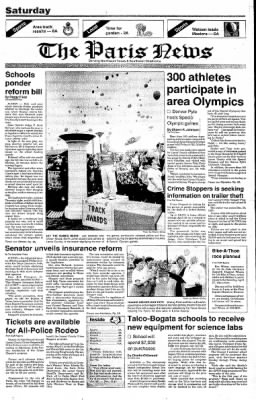 The Paris News from Paris, Texas on April 13, 1991 · Page 1