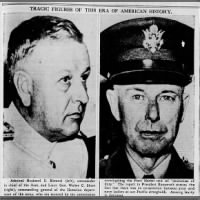 Admiral Kimmel & Lieut. Gen. Short accused of 