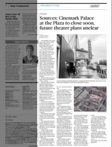 Cinemark Place at the Plaza closing
