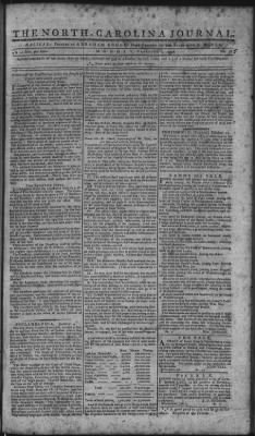 The North-Carolina Journal from Halifax, North Carolina on February 1, 1796 · Page 1