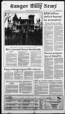 The Bangor Daily News from Bangor, Maine • 2