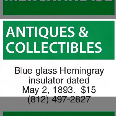 Blue Glass Collectibles - 