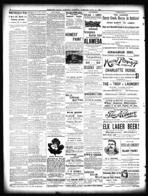 Oakland Tribune from Oakland, California on May 5, 1891 · Page 8